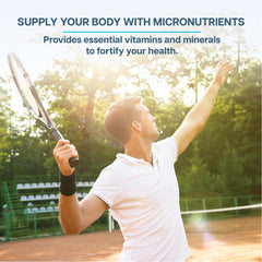 Preparing a smoothie with Revive MD Super Greens Berry