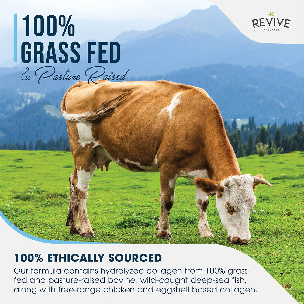 Ingredients: grass-fed bovine, wild-caught fish, free-range chicken, eggshell membrane