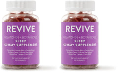 REVIVEEO Melatonin Sleep Gummies Blueberry flavor bottle label