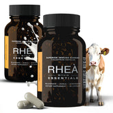 Bottle of RHEA Essentials Colostrum for women