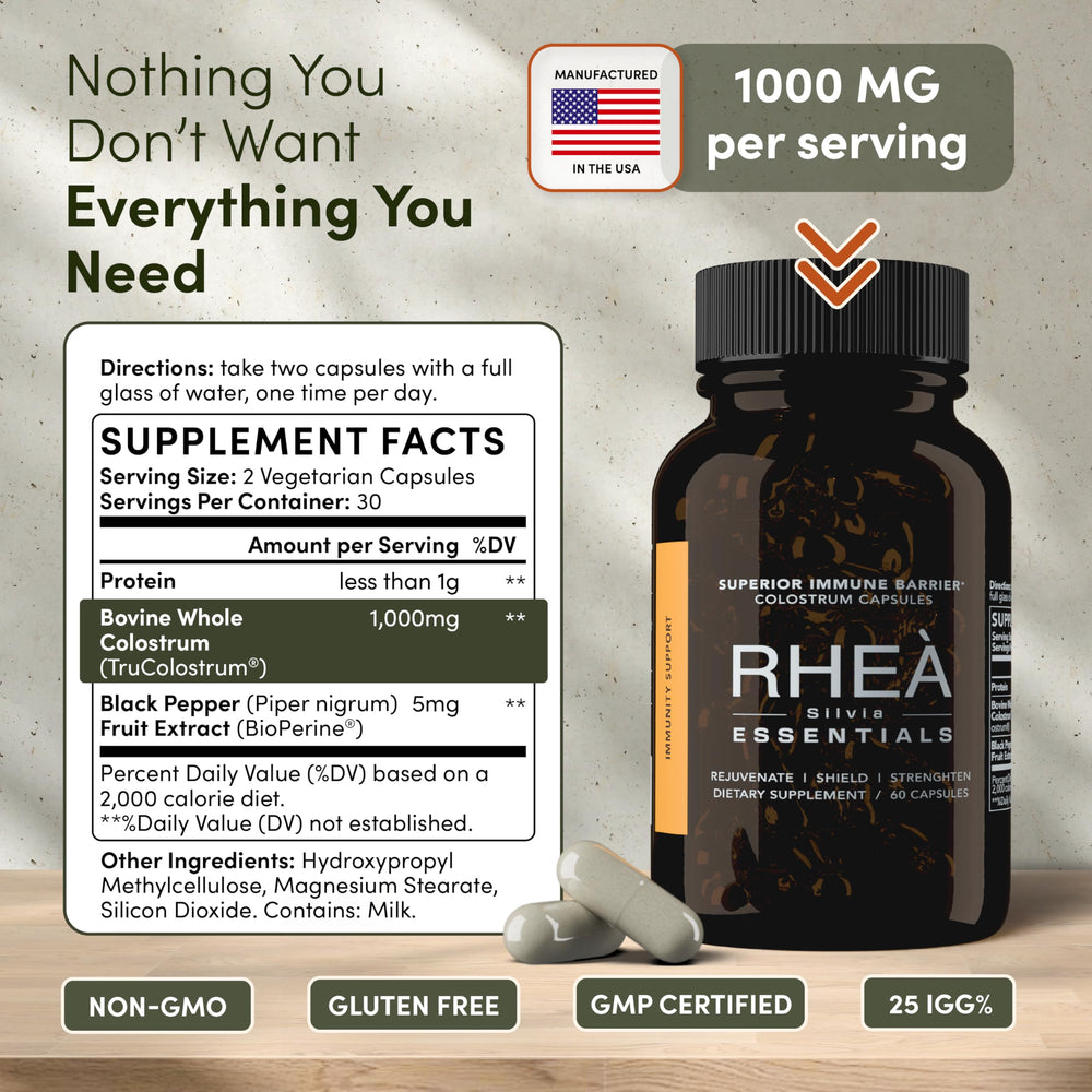 Daily use of colostrum pills for health