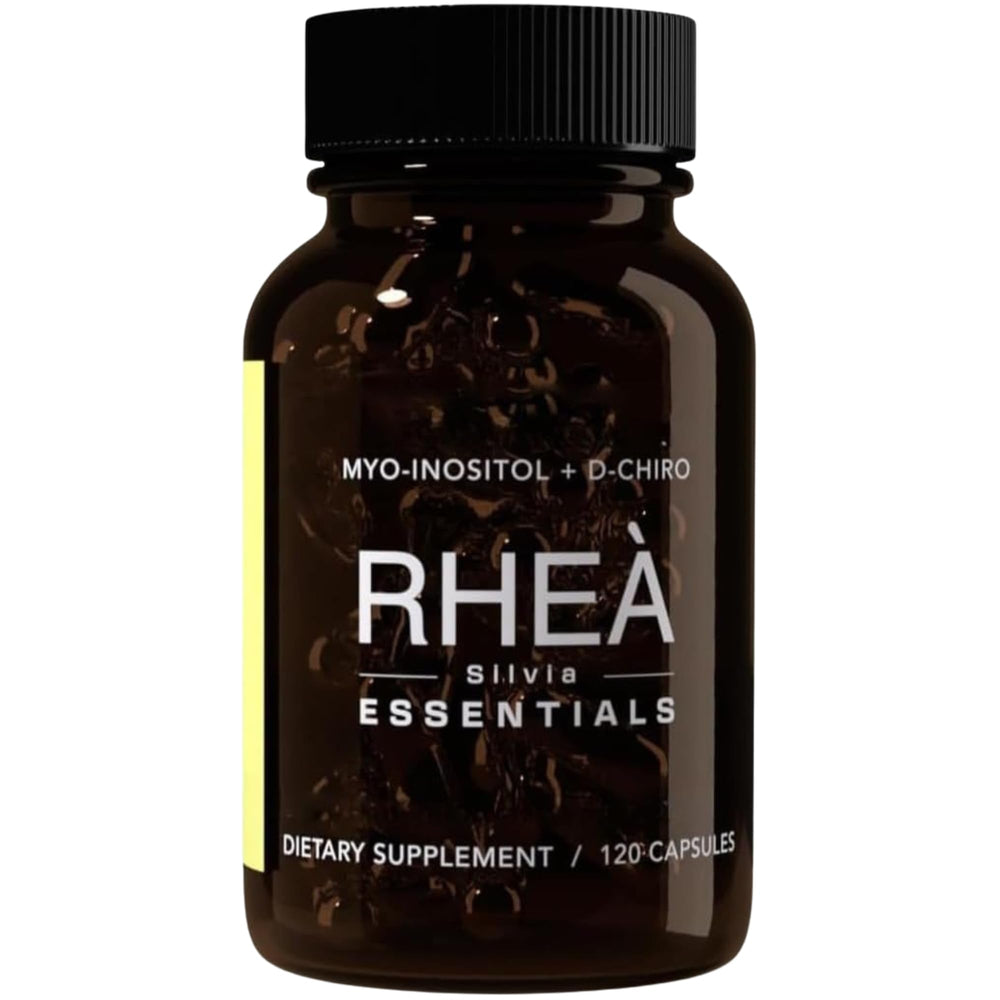 RHEASILVIA front bottle shot showing clear branding and capsule count benefits