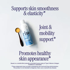 Close-up of vanilla liquid collagen being poured from bottle