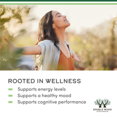 Lifestyle image showing calm focus with Rhodiola supplement