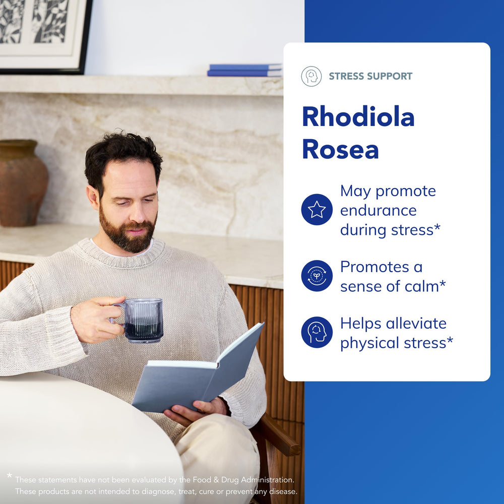 Rhodiola Rosea extract standardized to 3% rosavins and 1% salidroside