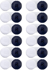 RHUI 12-pack black contact lens case for storage and soaking