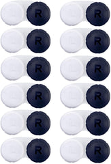 RHUI 12-pack black contact lens case for storage and soaking