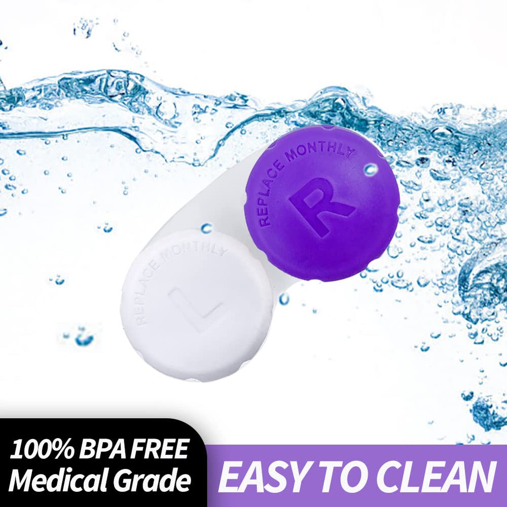 Leak-proof seal on RHUI contact lens case for preventing leakage