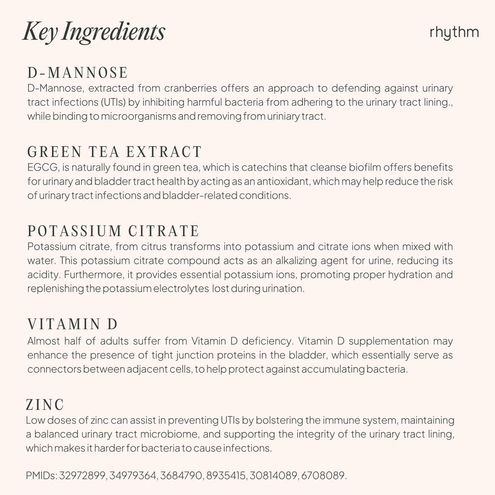 Charity impact note showing RHYTHM Girl Bye partnership donations