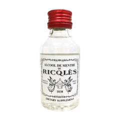 Ingredients list for Ricqles Peppermint Oil Dietary Supplement