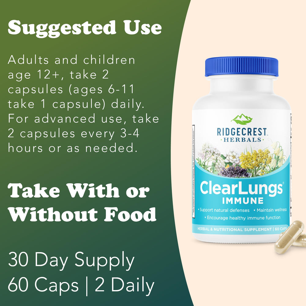 Isatis Root and Andrographis extracts used in ClearLungs Immune