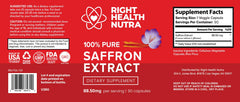 Packaging image of Right Health Nutra saffron supplement