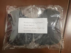 Velcro detail on RIKEYO 3D eye patch