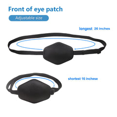 Adult wearing RIKEYO eye patch to show fit