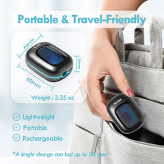Fits most toothbrush sizes including electric heads