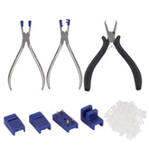 Rimless glasses repair plier with blue case