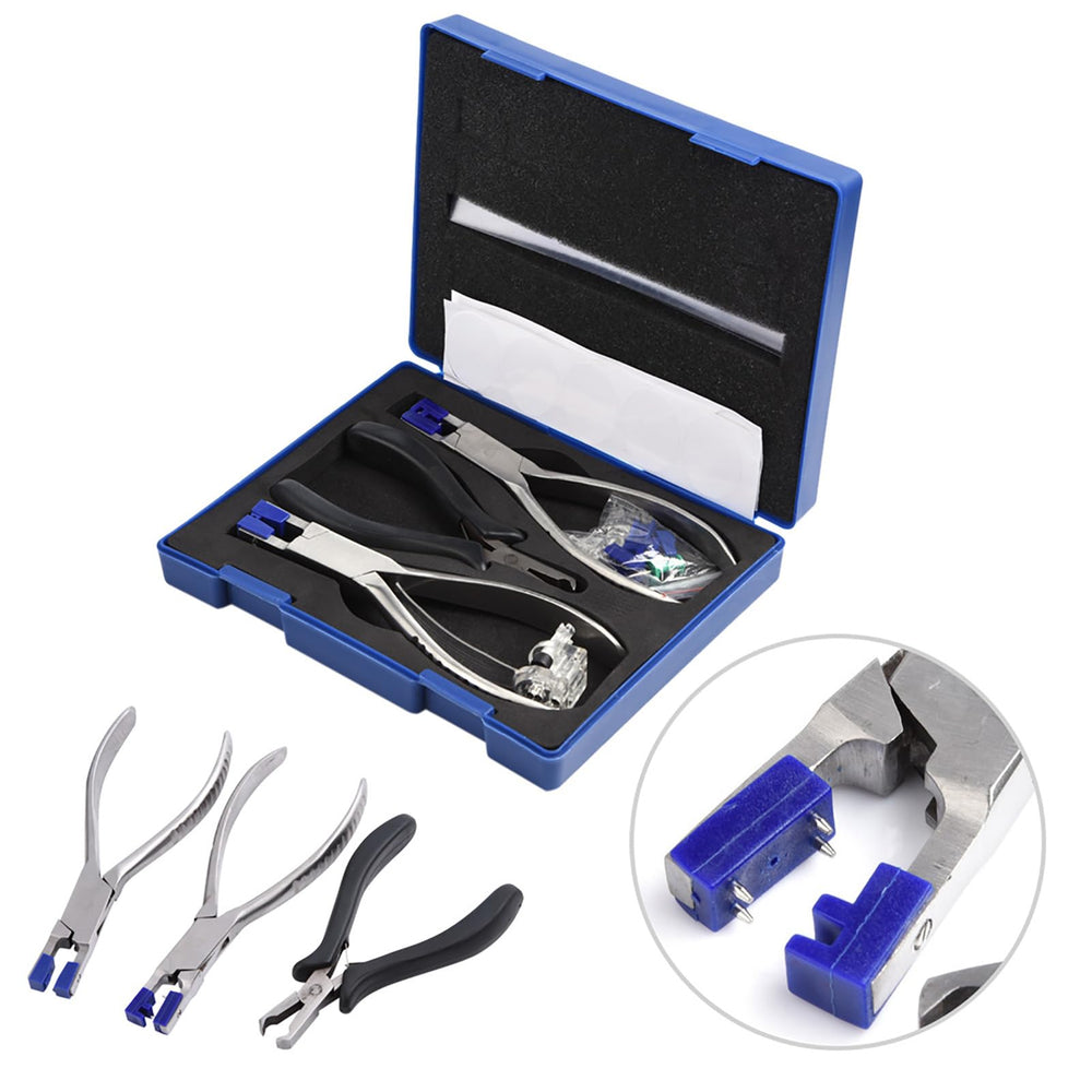 Professional rimless eyeglass repair tools