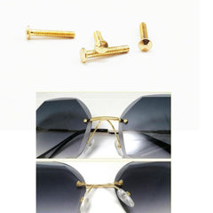 Screw washer, nut, and gold screw caps with 4-in-1 screwdriver