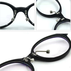 Nose pad arm for rimless glasses