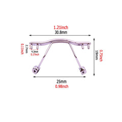 Rimless eyeglasses nose pads included in kit