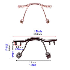Replacement nose pads for rimless glasses
