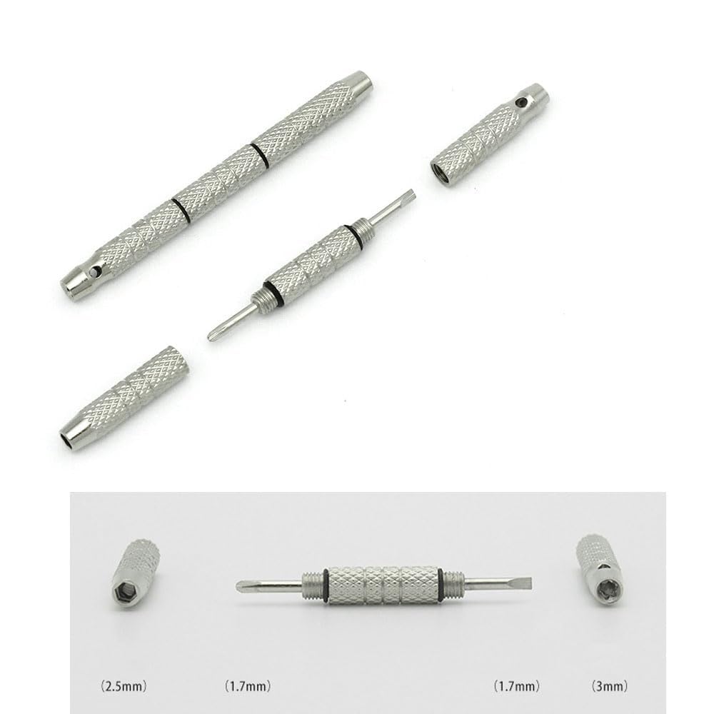 4-in-1 screwdriver included in rimless glasses repair kit