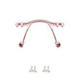 Metal replacement nose bridge kit for rimless glasses