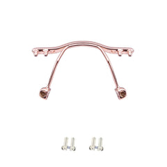 Metal replacement nose bridge kit for rimless glasses