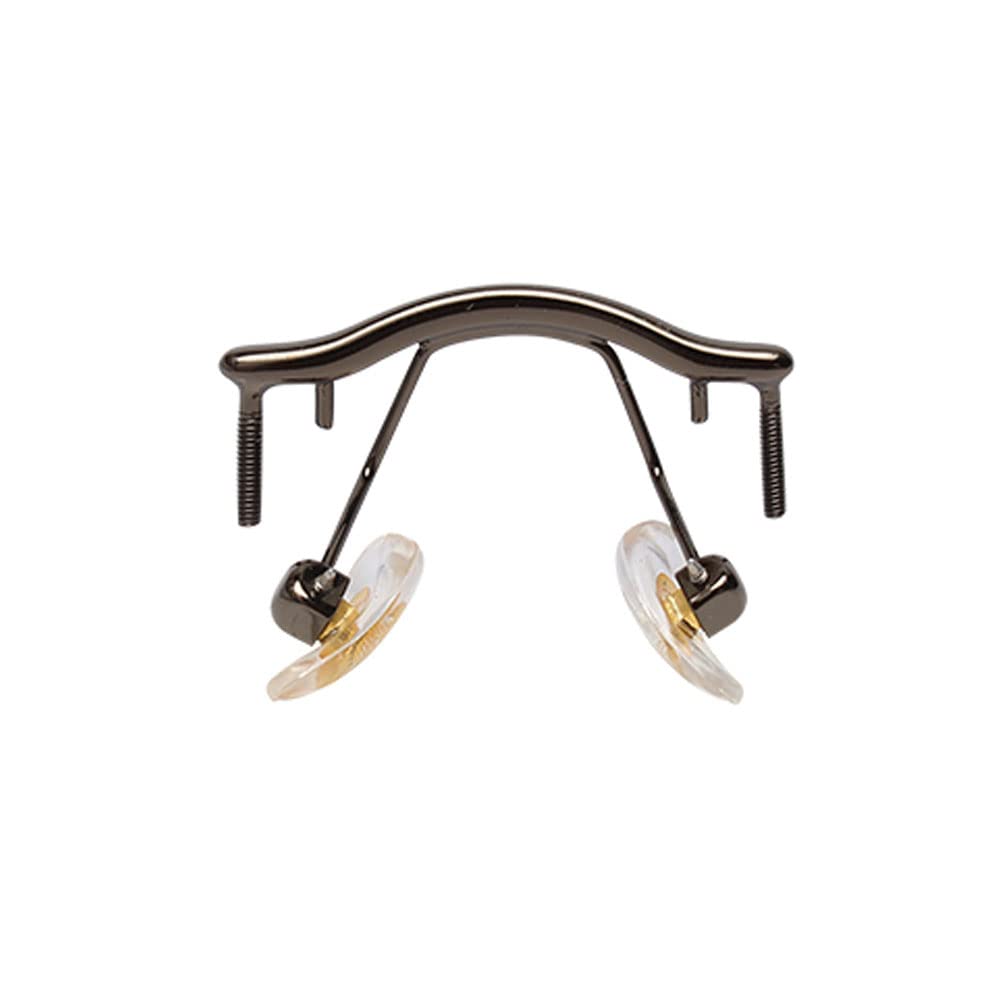 Gun color rimless glasses nose bridge repair kit with screws and screwdriver - image 1