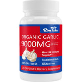 RimTuku Organic Aged Garlic Extract bottle with 9000mg potency