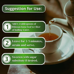 Illustration of Peruvian herbs used in the Riñosan blend