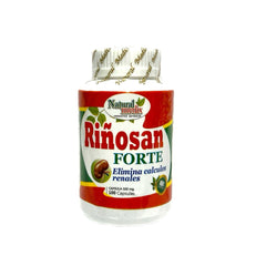 Riñosan Forte bottle highlighting kidney health support