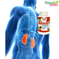 Riñosan Forte packaging label and branding