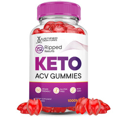 Packshot of Justified Laboratories Ripped Results Keto ACV Gummies