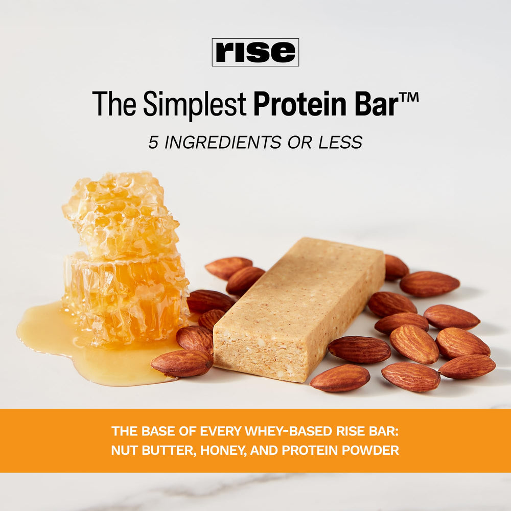 Nutrition facts panel for Rise Breakfast Bar Almond Honey
