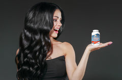 Supplement facts panel close-up