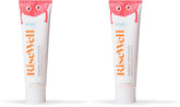 RiseWell Kids Hydroxyapatite Toothpaste bottle and packaging, cake batter flavor