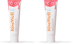 RiseWell Kids Hydroxyapatite Toothpaste bottle and packaging, cake batter flavor