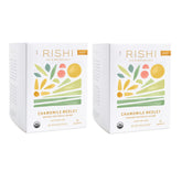 Rishi Chamomile Medley Tea box set with two packs of 15 sachets