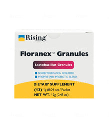 Rising Health Floranex Granules 12-pack packaging front view