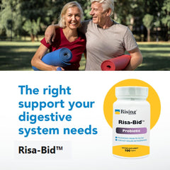 Bottle label details for Rising Health Risa-Bid Caplets