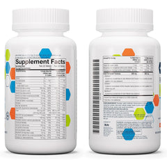 RiteStart Kids and Teens bottle back panel with supplement facts