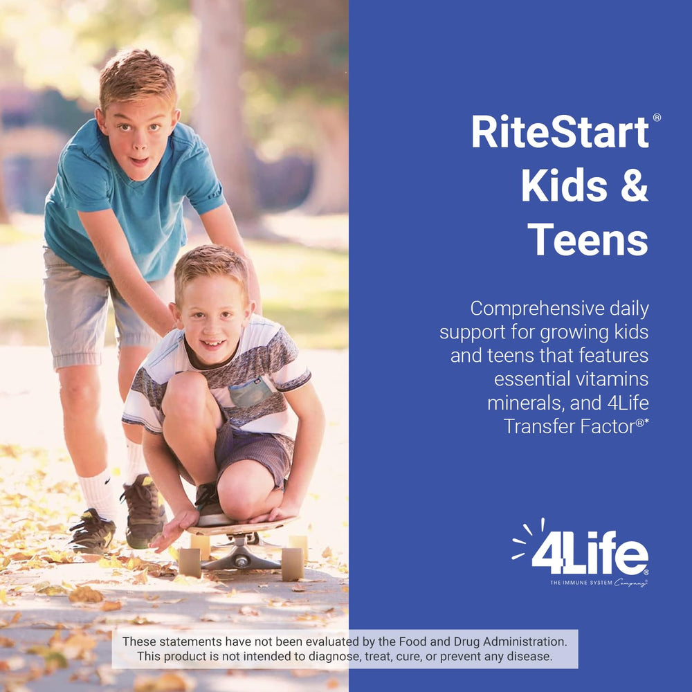 Close-up of RiteStart Kids and Teens chewable tablets