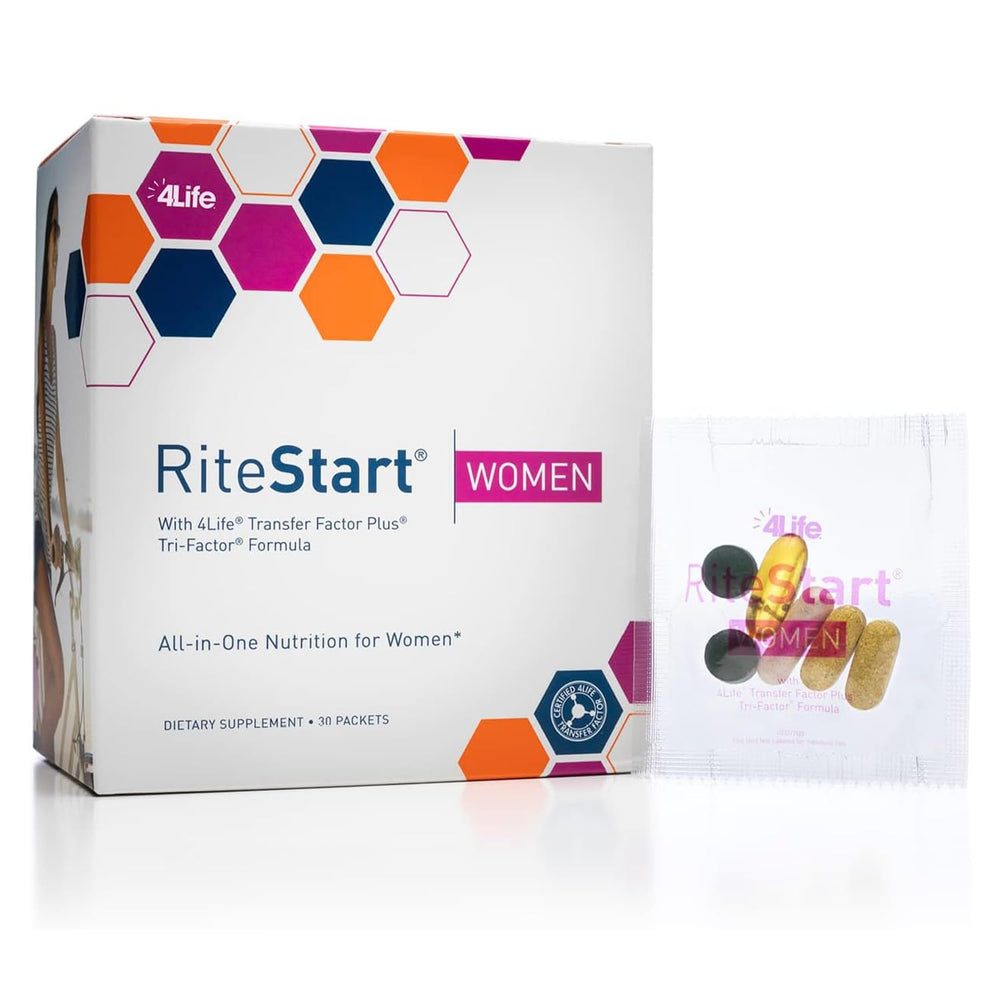 Box of 4Life RiteStart Women Daily Nutritional Pack, 30 packets