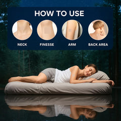 Close-up of natural ingredients on the patch label