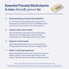 Ritual Essential for Women Prenatal citrus tab close-up emphasizes flavor and convenience