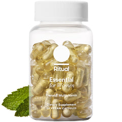 Front view of Ritual Essential for Women Prenatal Multivitamin bottle