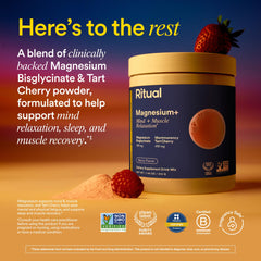 Prepared drink poured into a glass with Tart Cherry flavor