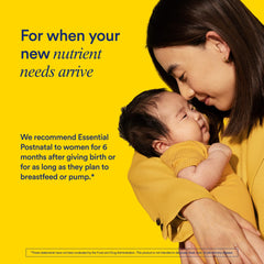 Mom taking Ritual postnatal multivitamin daily