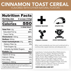 Rival Nutrition Clean Gainer natural flavor label highlighting no artificial ingredients.
